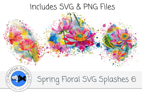 3 Floral Sublimation Patches SVG PNG Review