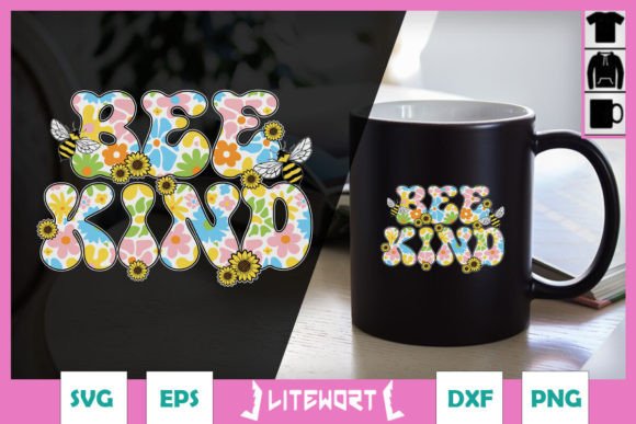 Bee Kind Floral Pattern Bee SVG Review