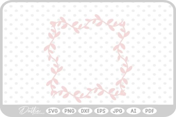 Branch Floral Vine Border SVG PNG DXF Review