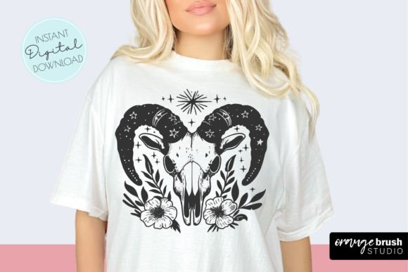 Bull Skull SVG PNG - Floral Cow Skull Review