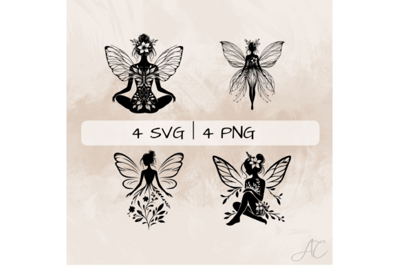 Fairy SVG Bundle, Floral Fairy PNG Review