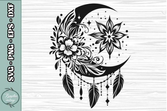 Floral Crescent Moon SVG Clipart 02: A Designer's Reality Check