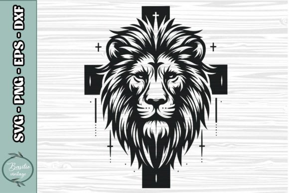 Floral Lion Cross SVG Clipart 10 Review