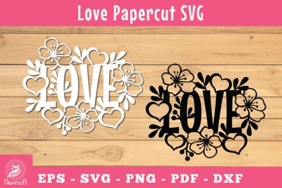 Floral Love Papercut SVG 6 Embroidery Review