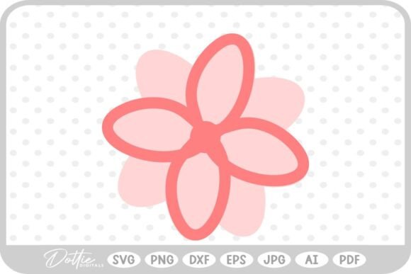 Pink Floral Flower Shape SVG PNG DXF Review