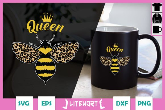 Queen Bee Floral Leopard Bee SVG Review
