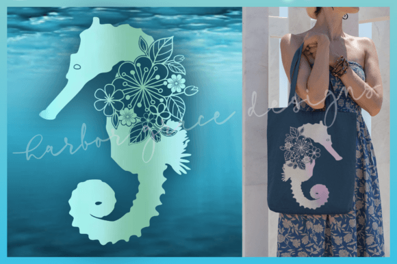 Seahorse SVG Seahorse Floral Mandala Review